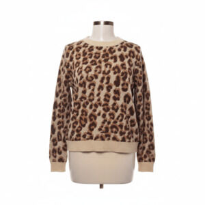Leopard Print Crewneck Sweater